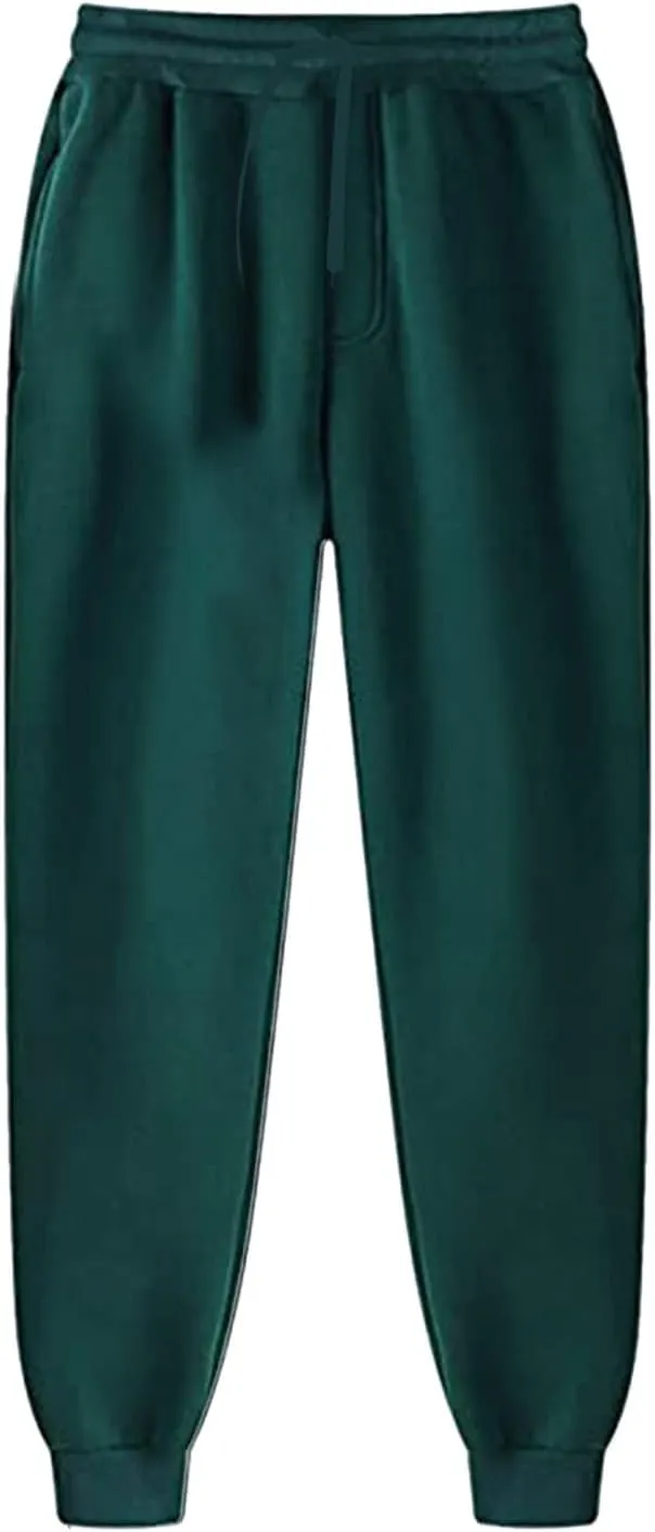 Mens Sweatpants with Pockets Big and Tall Fleece Jogger Sweatpants Men's Basic Active Fleece Jogger Pants Sweatpants
