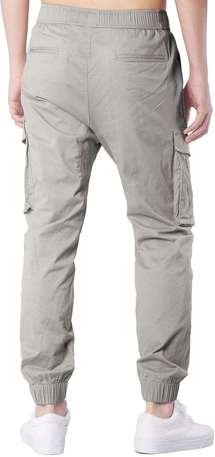 Mens Sweatpants with Pockets Big and Tall Waist Trousers Men Pants Joggers Athletic Casual Cargo Pants Military Pants