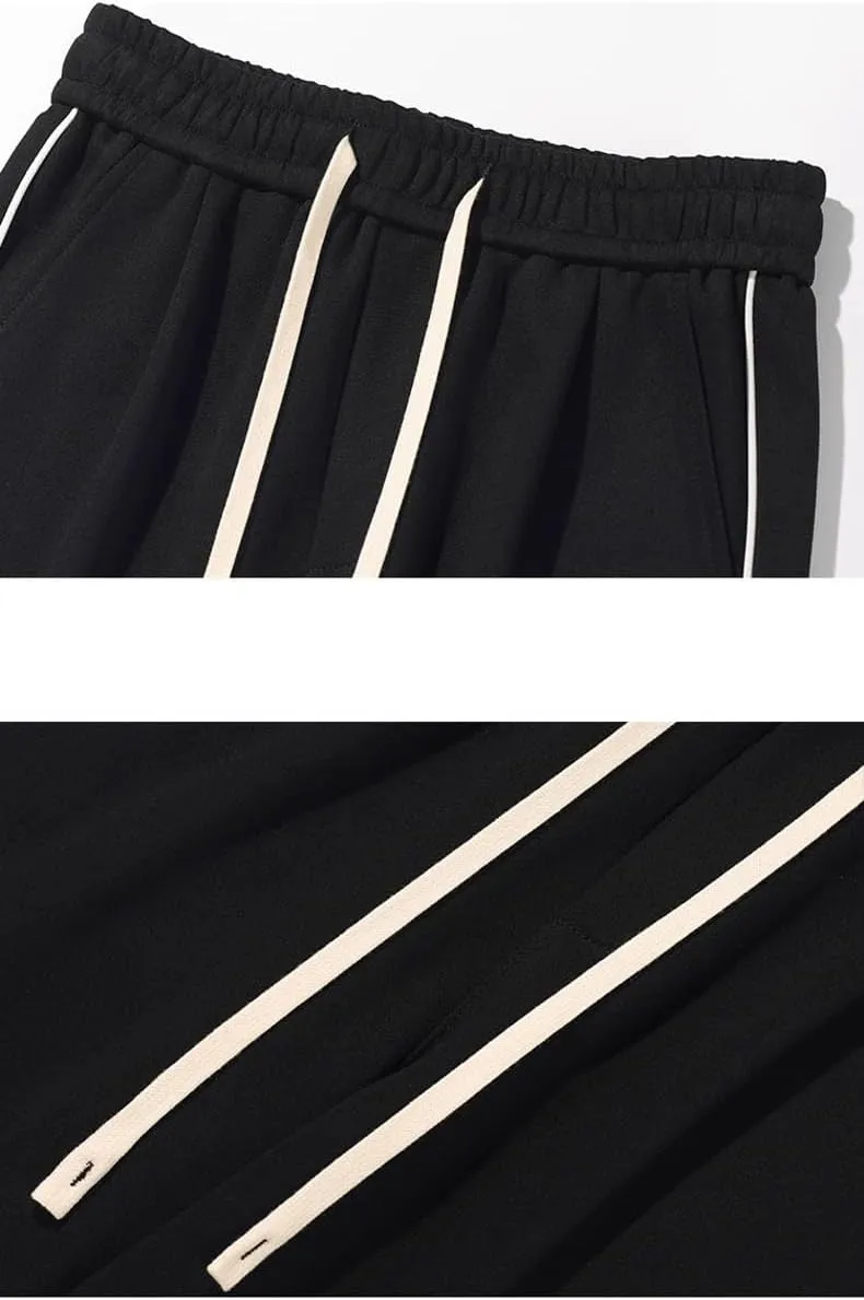 Men's Trouser American-Style Casual Thin Straight Wide-Leg Sport Casual Pants for Men