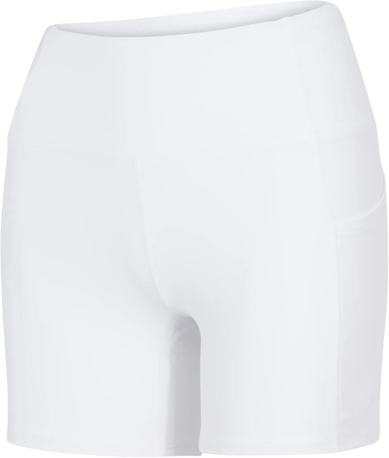 Natural Uniforms Women's High Waist Yoga Shorts with Tummy Control