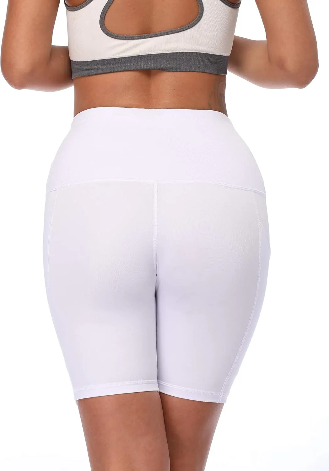NELEUS Women's Athletic Shorts High Waist Tummy Control Workout Biker Shorts for Running Gym Yoga