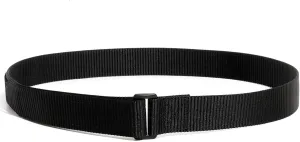 No-Scratch Nylon Belt 1 3/8" No Metal Buckle Belt w/Hook & Loop Closure TSA Approved for Work Travel Mechanic Driver