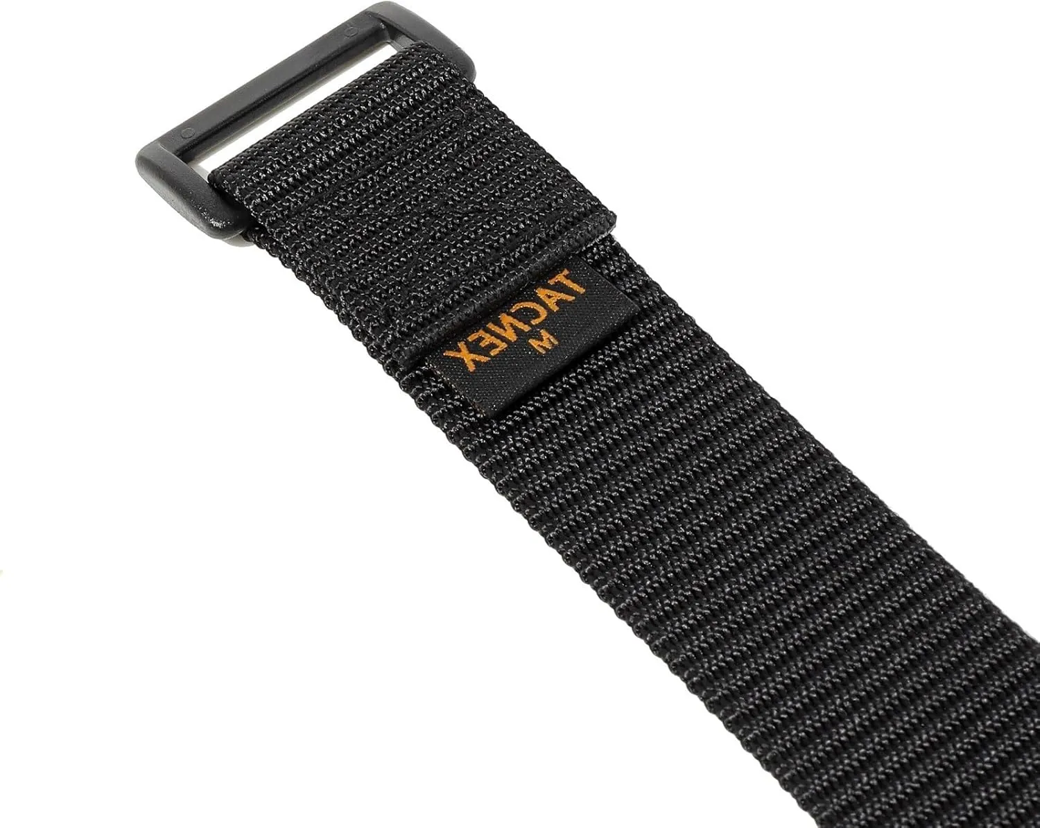 No-Scratch Nylon Belt 1 3/8" No Metal Buckle Belt w/Hook & Loop Closure TSA Approved for Work Travel Mechanic Driver