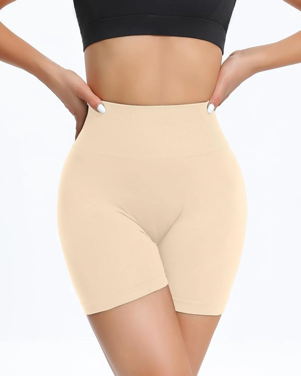 OUDOTA Gym Shorts Women Scrunch Butt Lifting Workout Yoga Shorts Seamless High Waist Biker Shorts for Women Tummy Control
