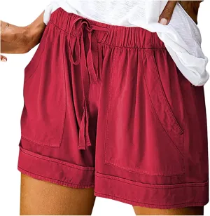 Plus Size Shorts Casual Striped Shorts Pocket Pants Plus Size Shorts Gym Shorts Womens Blue Jean Swim Shorts Women