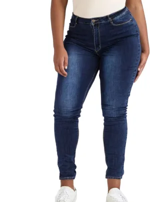 Plus Size Skinny Jeans for Women High Waist Pencil Jeans Full Length Mom Stretchy Slim Pants Skinny Stretchable