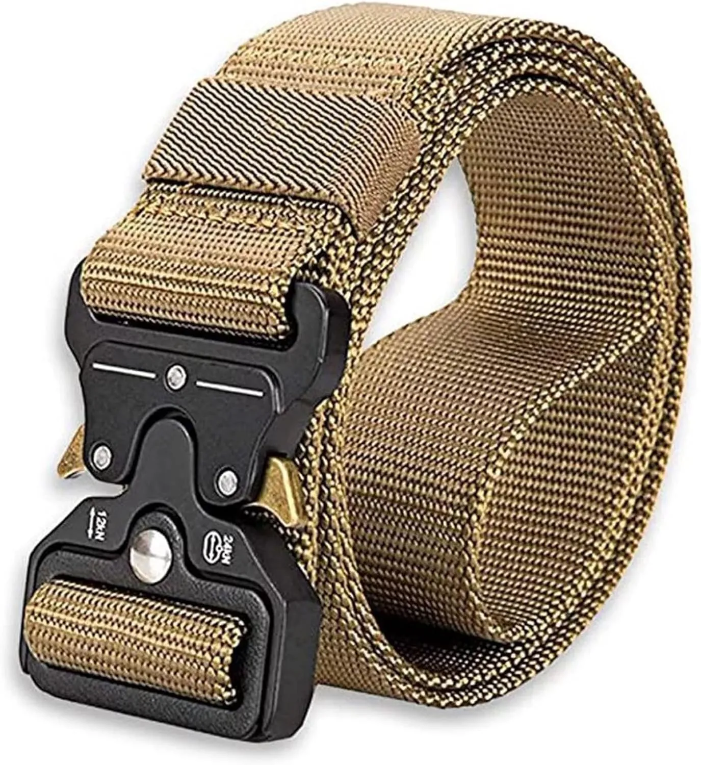 Q&Q ESSENTIALS Mens Tactical Belt Nylon Hunting Belts Hiking Belt for Men with Quick Release Belt