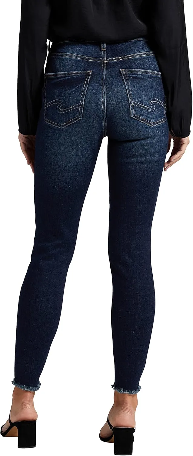 Silver Jeans Co. Women's Avery High Rise Curvy Fit Skinny Jeans