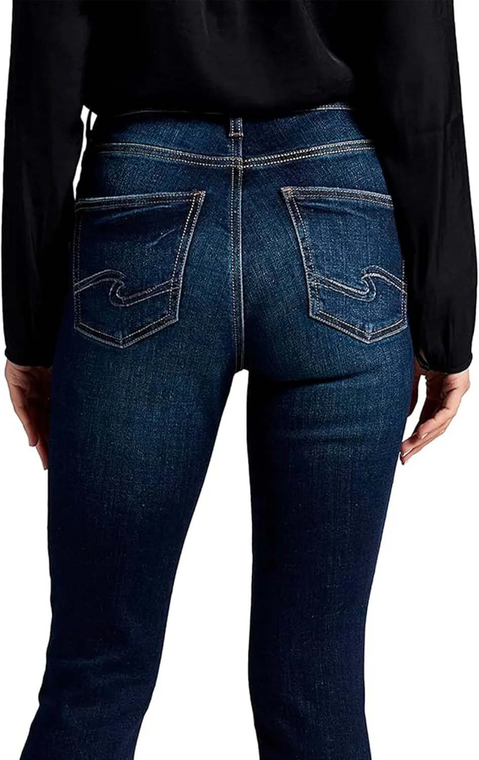 Silver Jeans Co. Women's Avery High Rise Curvy Fit Skinny Jeans