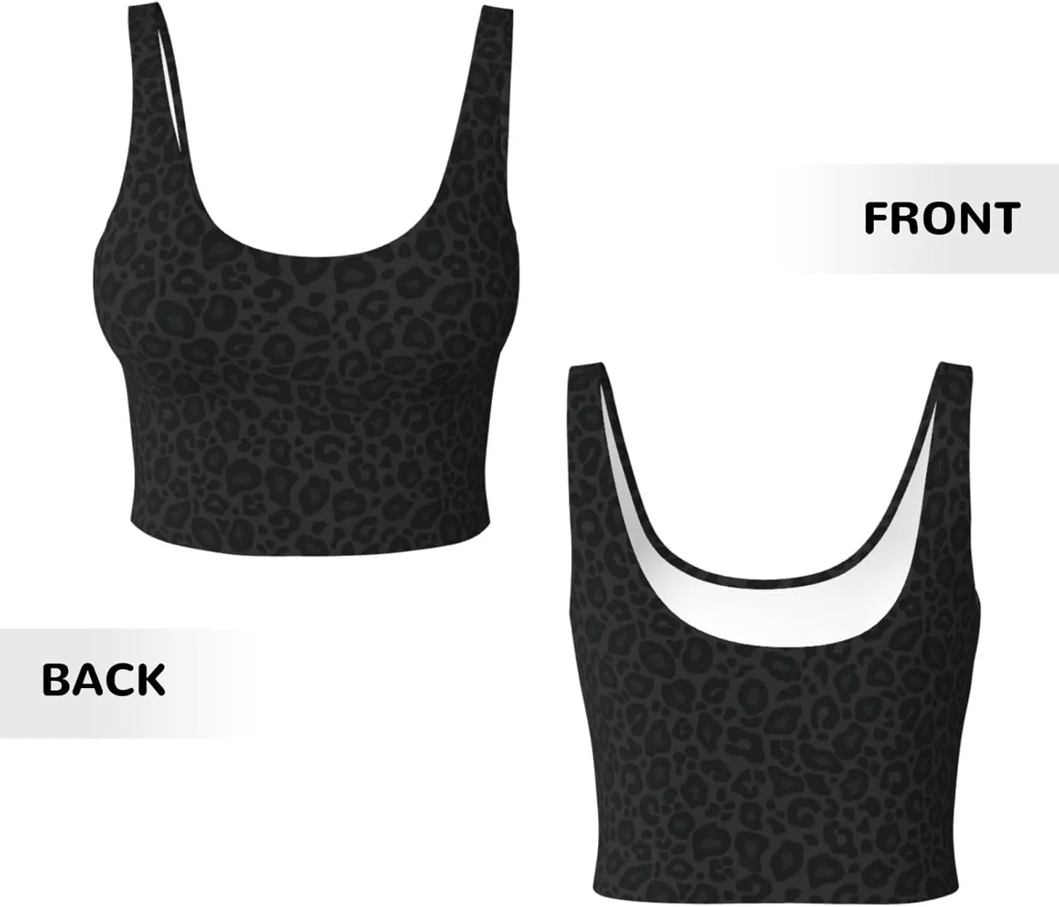 Sports Bras for Women - Running Bra Sleeveless Fitness Workout Crop Tops - High Impact Strappy Yoga Workout Bra