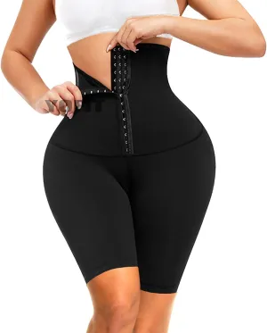 Super High Waist Corset Shorts Waist Trainner Yoga Shorts with Corset