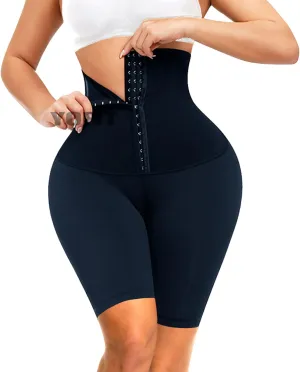Super High Waist Corset Shorts Waist Trainner Yoga Shorts with Corset
