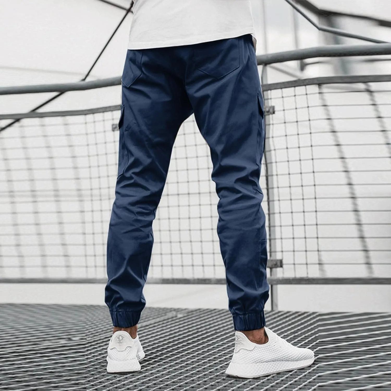 Sweatpants for Men Big and Tall Casual Mens Gifts Cargo Pants Hiking Workout Joggers Pants with Pockets Camping Pants