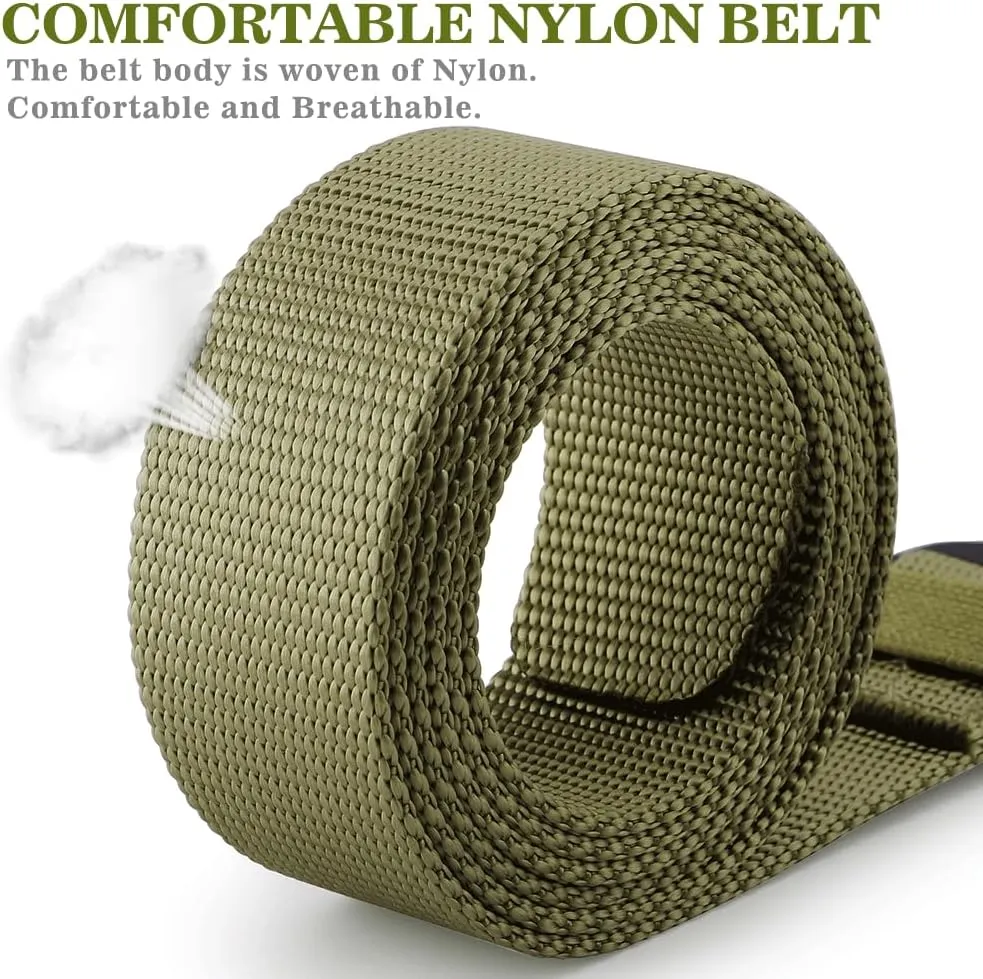 Tactical Belt, Military Nylon Web Belt for men, with Heavy Duty Quick Release Buckle, police Belt used for military training