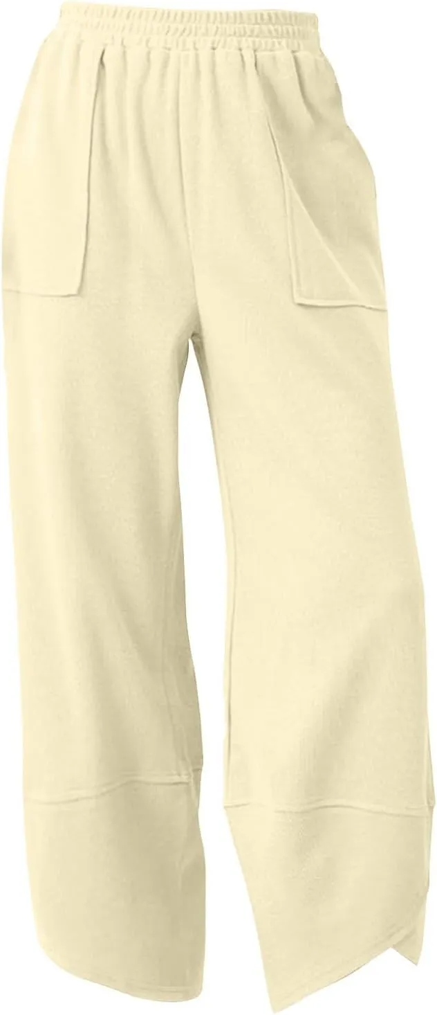 Toddler Baby Boys Girls Sweatpants Casual Basic Solid Jogger Pants Elastic Waist Jogger Sport Workout Trousers