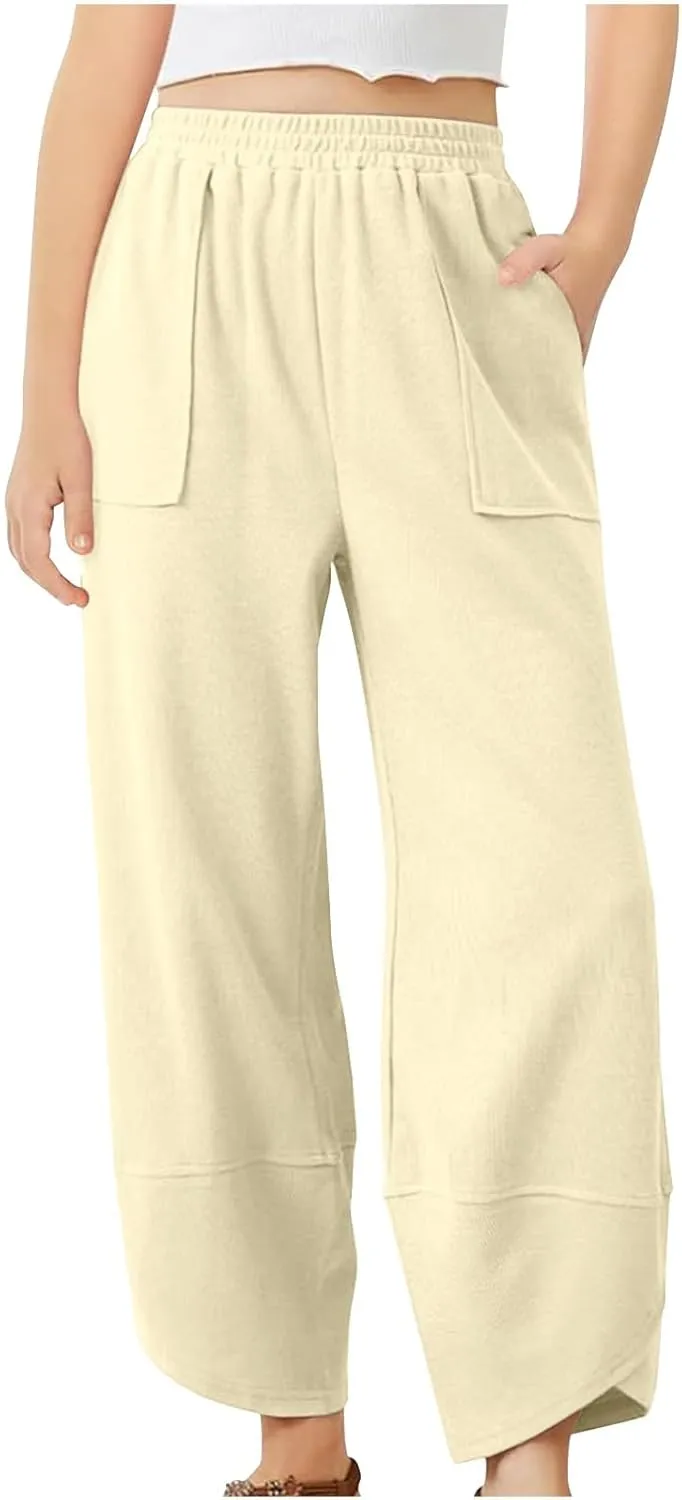Toddler Baby Boys Girls Sweatpants Casual Basic Solid Jogger Pants Elastic Waist Jogger Sport Workout Trousers