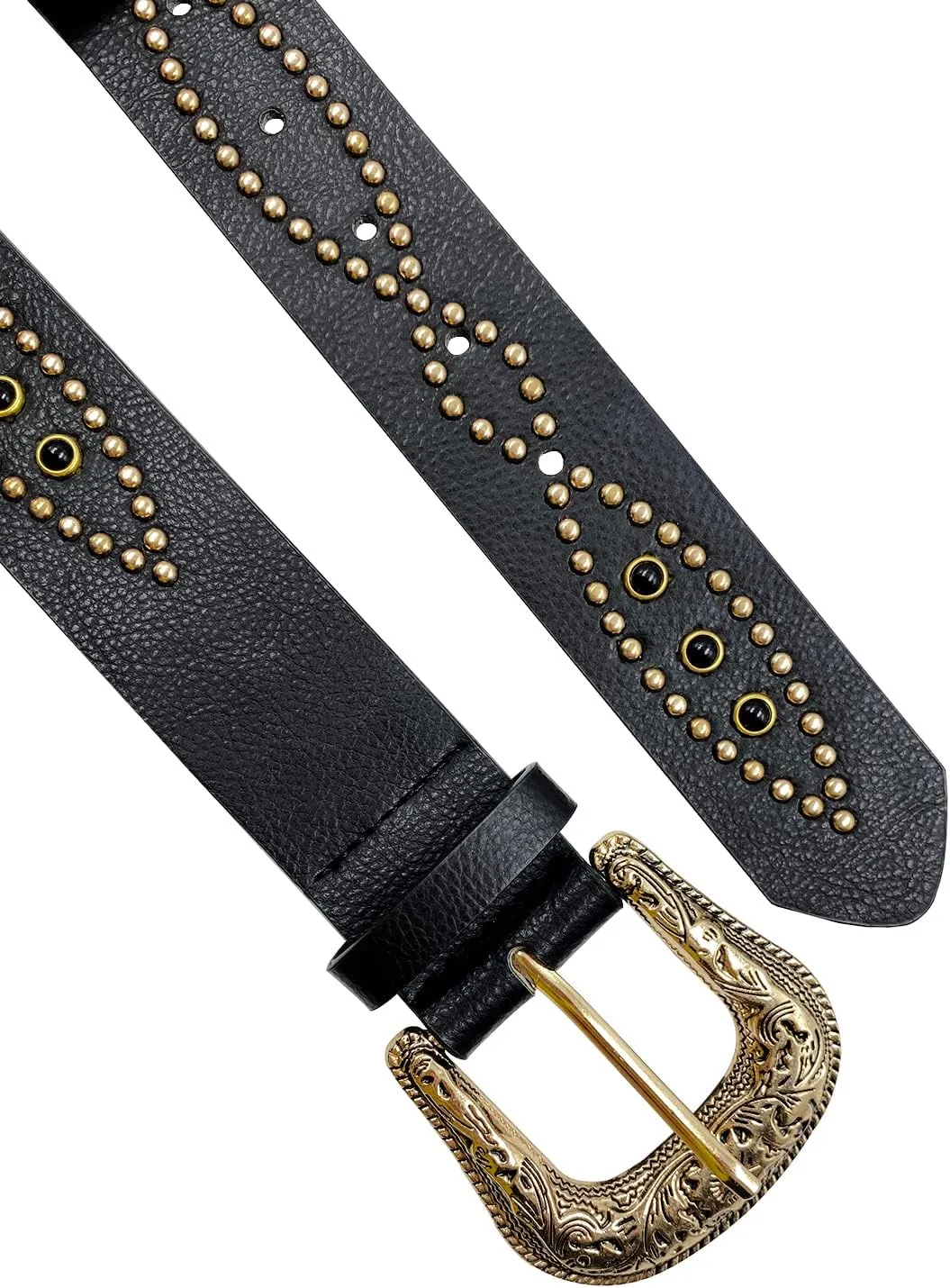 TOPACC Western Fashion Cowgirl Cowboy belts for Girls Women Boys Jeans Pants Dresses