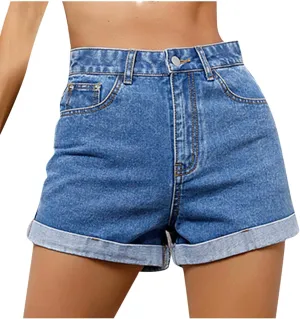 tuduoms Women's Relaxed Fit Bermuda Jean Shorts Casual Denim High Waisted Cargo Shorts Long Shorts with Pockets for Summer