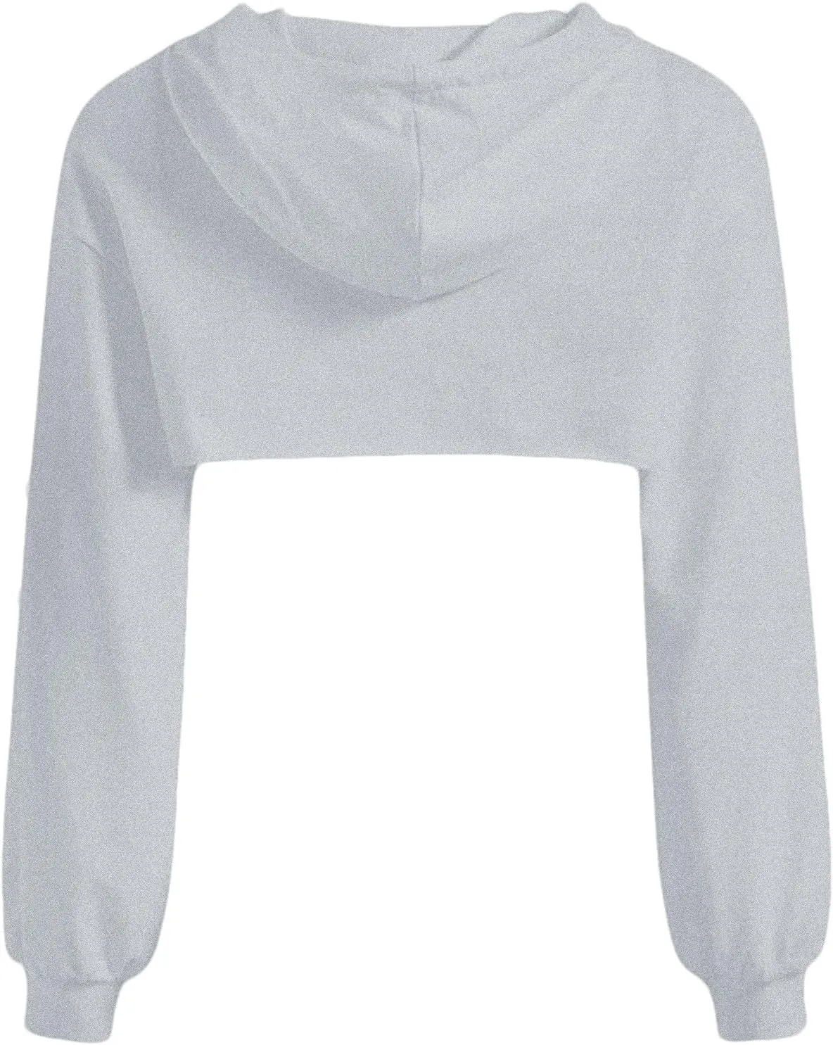 TUQIDEWU Sweatshirt for Women, Long Sleeve Super Crop Top Hoodies Sweatshirts Aesthetic Punk Hip Hop Dance Sexy Rave Clothes