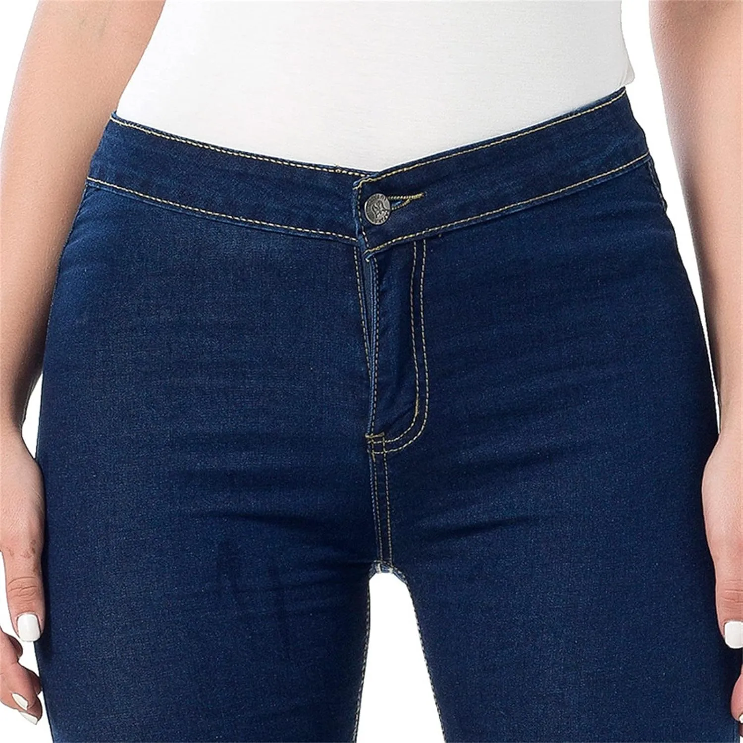 Woman Fashion Sexy Skinny Jeans High Rise-Waisted Butt Lift Comfy Denim Slim Fit Stretchy Washed Skinny Jeans