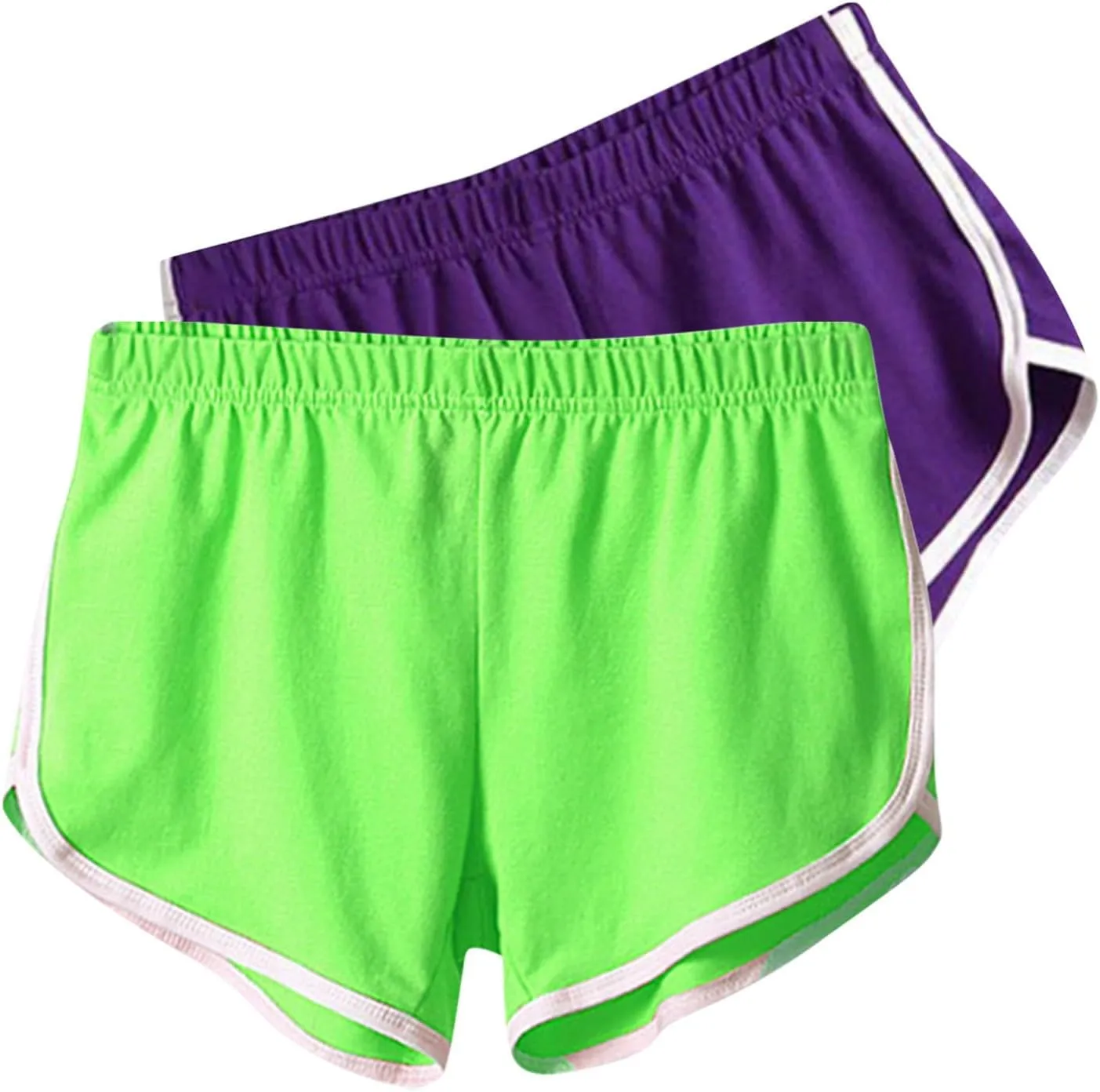 Women Swim Shorts Women's Yoga Sports Summer Shorts Yoga Shorts Exercise Running Fitness Shorts 2pc Swim Shorts
