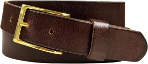 Women's 1-1/8"(30mm) wide Full Grain Genuine Leather One Piece Casual Dress Belt or Studded Punk Jean Belt