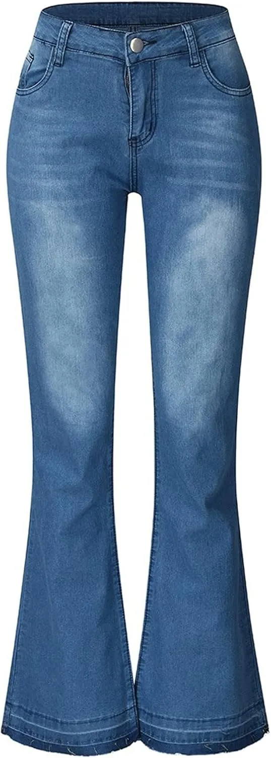 Womens Bootcut Jeans,Holy Grail Tummy Control Bootcut Jeans Holy Grail Jeans Women's Low Waist Jean Stretchy