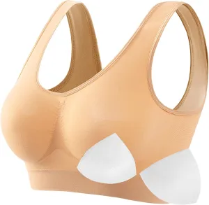 Womens Bras Sports Bra Sports Bra for Women Women's Minimizer Bras Back Support Bra White Bralettes for Women