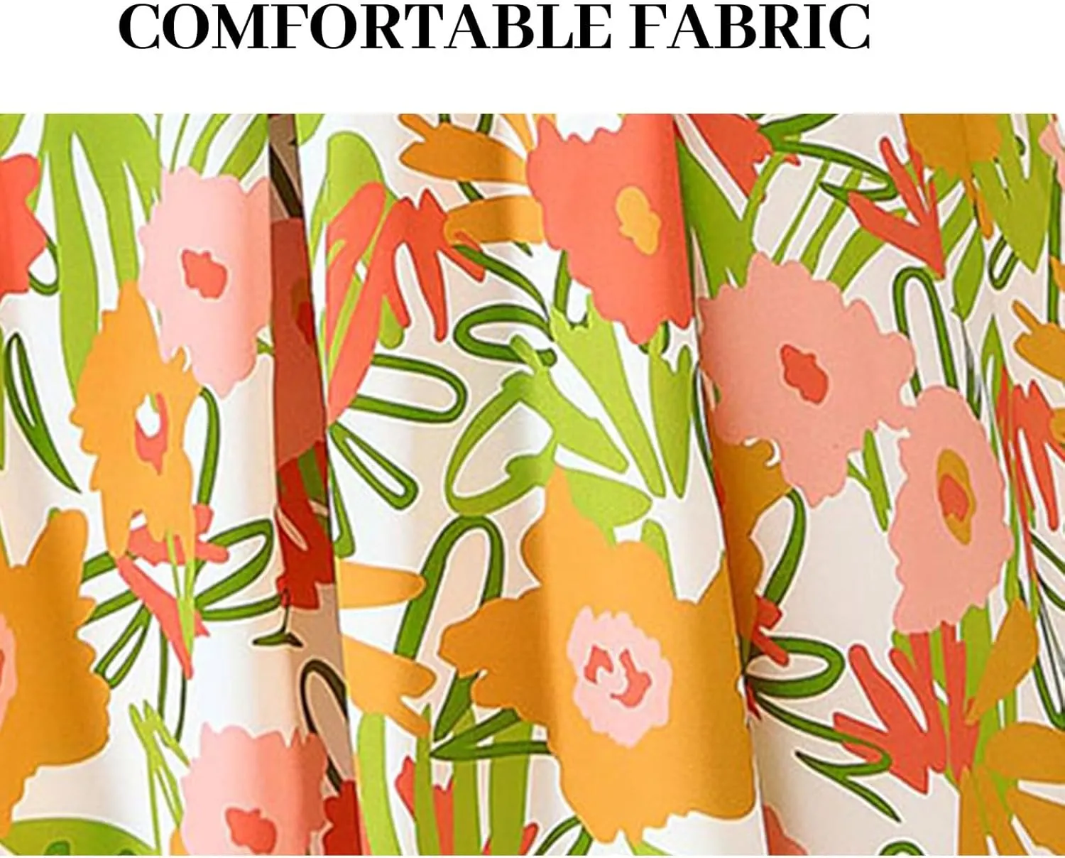 Womens Floral Sleeveless Smocked Summer Boho Square Neck A Line Flowy Beach Long Maxi Sundress