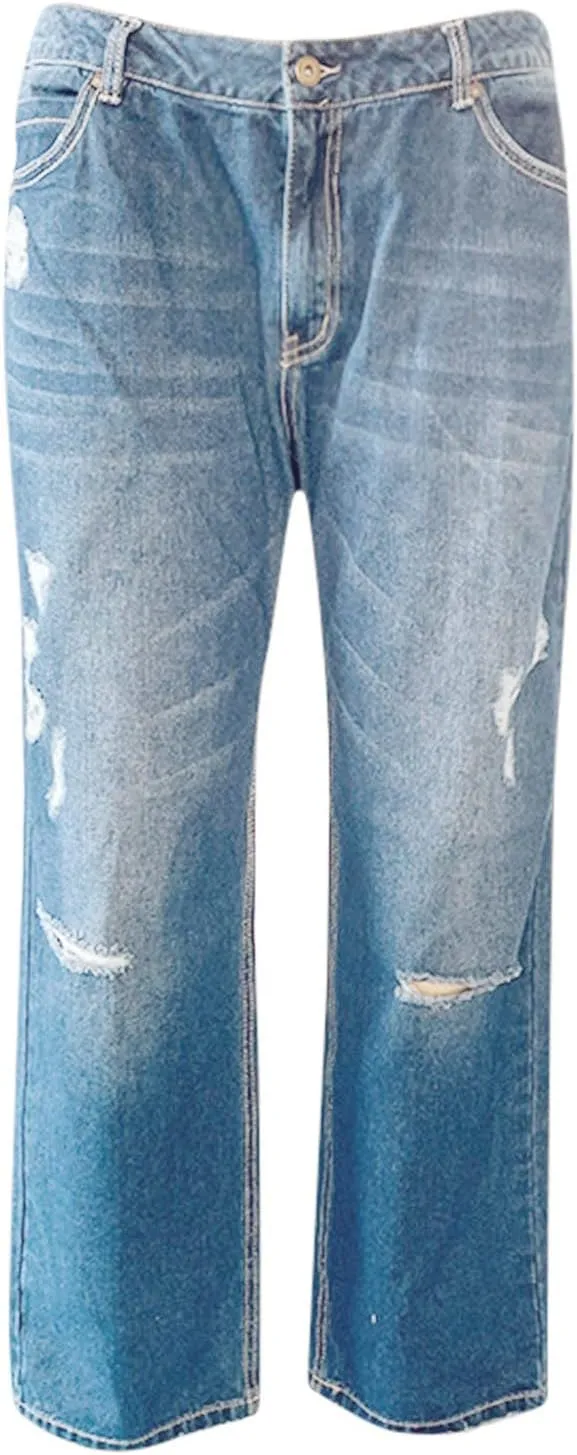 Womens Jeans Lace Poket Waisted Pants Trousers Up Womens Casual Women's Jeans Trendy Jeans for Women 2024
