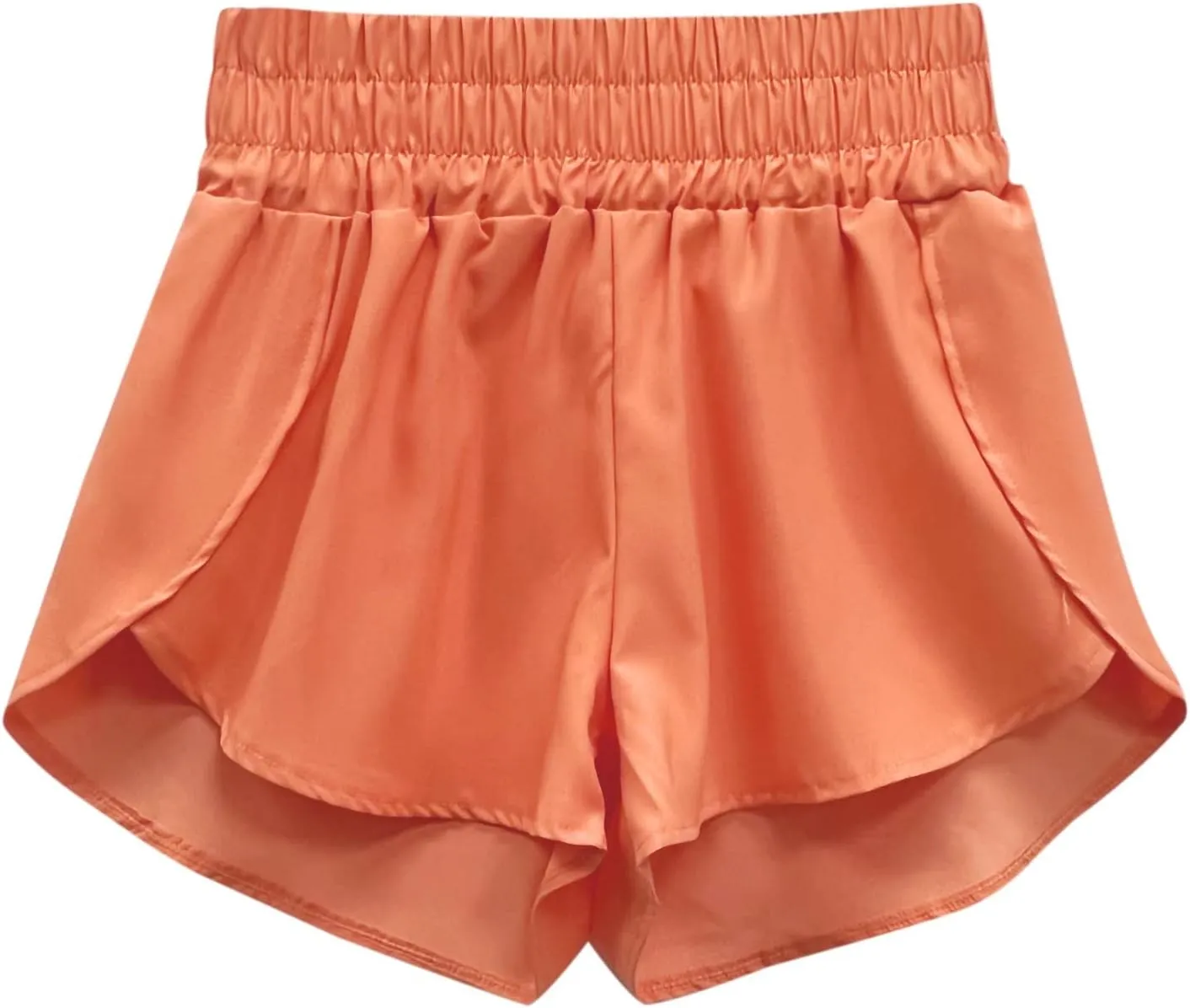 Womens Running Shorts Elastic High Waist Shorts Summer Quick Dry Shorts Casual Comfy Gym Short Outdoor Athletic Hiking