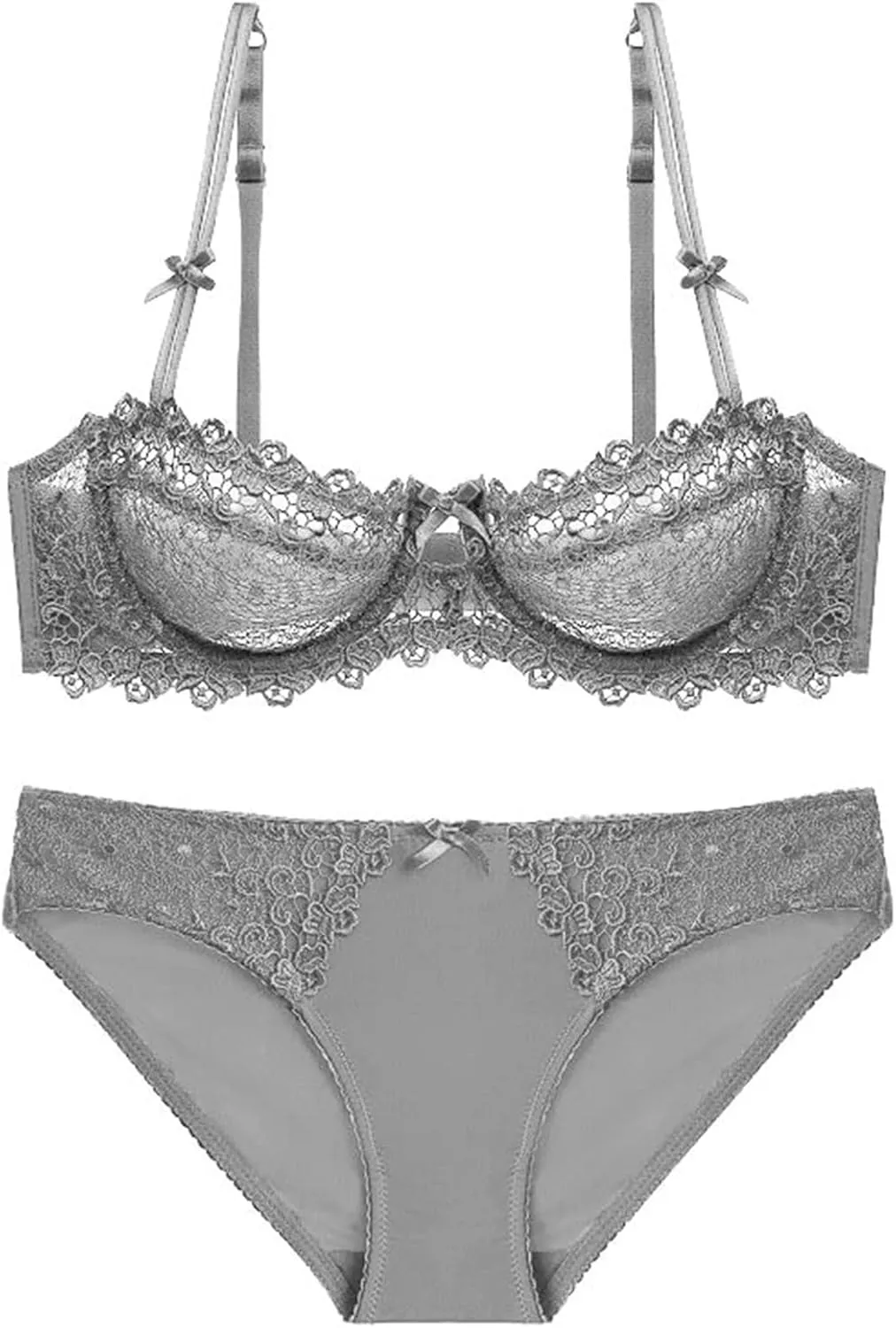Women's Sports Bras Wireless Bra with Support, Seamless Bra for Women Push Up Lace Sports Bra Lingerie