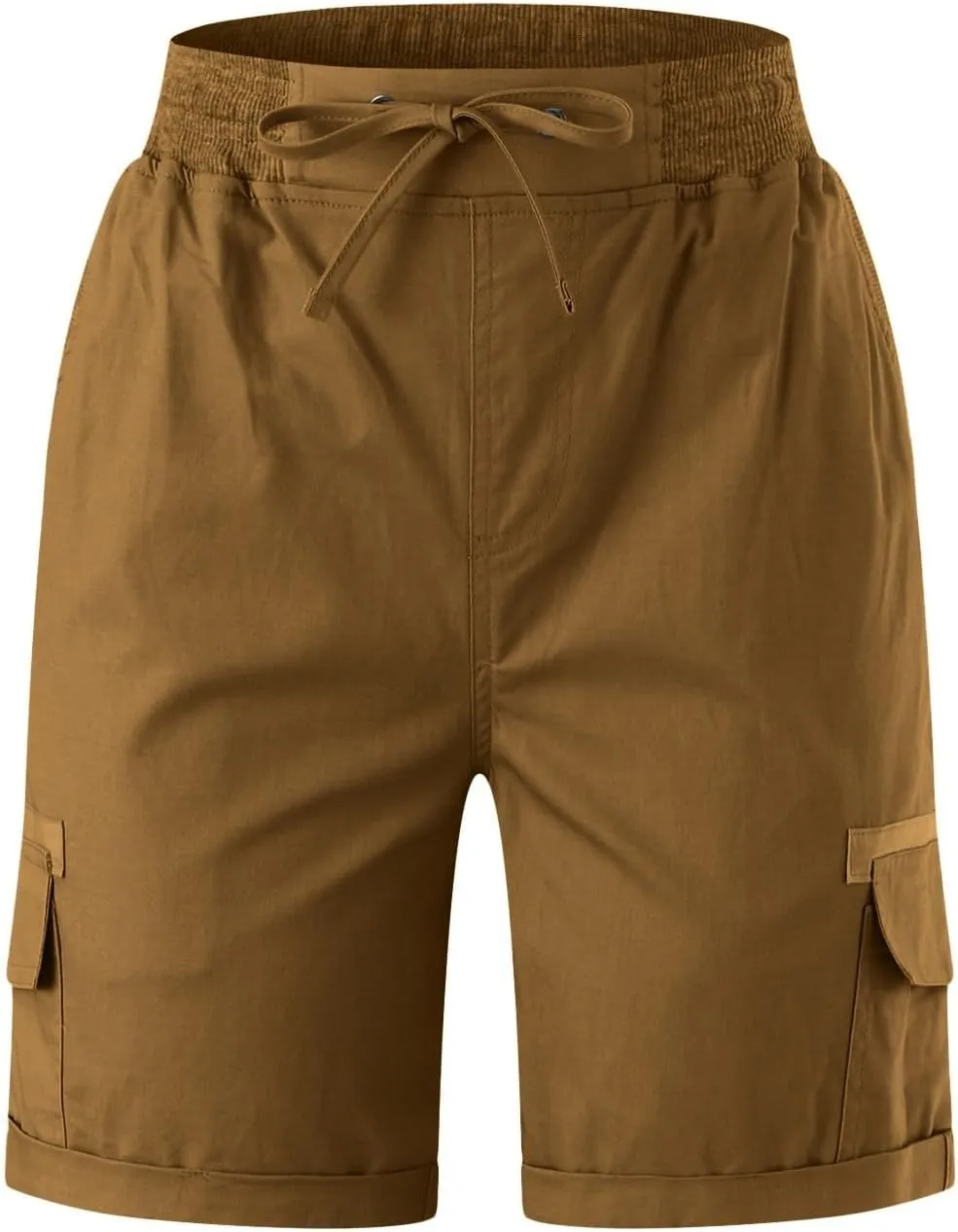 Women's Summer Cargo Shorts Relaxed Fit High Waist Casual 4 Pocketed 2024 Hiking Outdoor Shorts