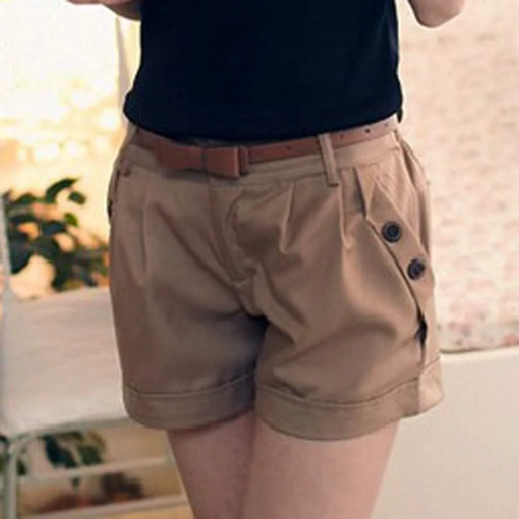 Women's Summer Cargo Shorts Relaxed Fit High Waist Casual 4 Pocketed 2024 Hiking Outdoor Shorts