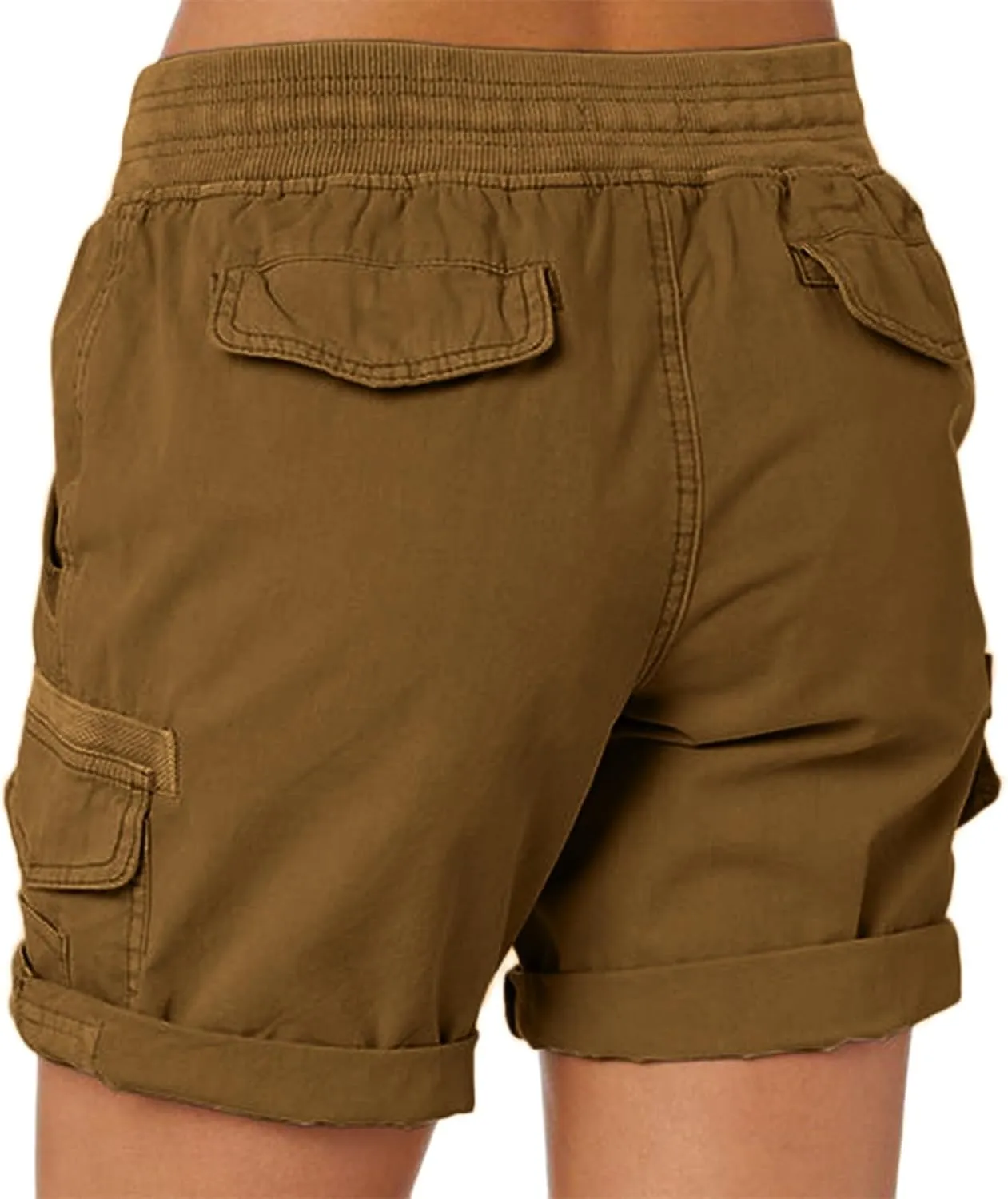 Women's Summer Cargo Shorts Relaxed Fit High Waist Casual 4 Pocketed 2024 Hiking Outdoor Shorts
