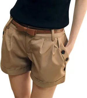 Women's Summer Cargo Shorts Relaxed Fit High Waist Casual 4 Pocketed 2024 Hiking Outdoor Shorts