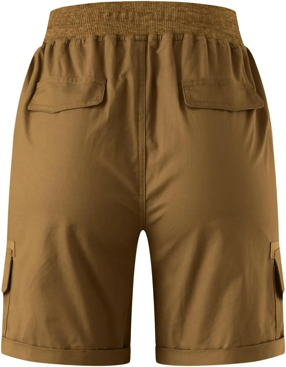 Women's Summer Cargo Shorts Relaxed Fit High Waist Casual 4 Pocketed 2024 Hiking Outdoor Shorts