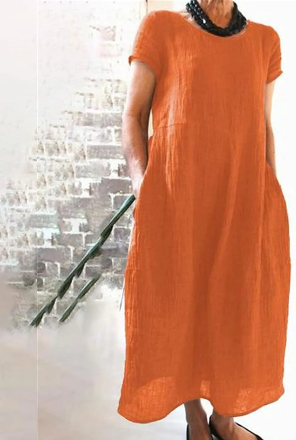 Womens Summer Cotton Linen Dresses 2025 Short Sleeve Loose Coverup Maxi Skirt Church Work Travel Outfits Long Dress