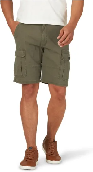 Wrangler Jeans Co Olive Relaxed Fit Stretch Cargo Short - 46