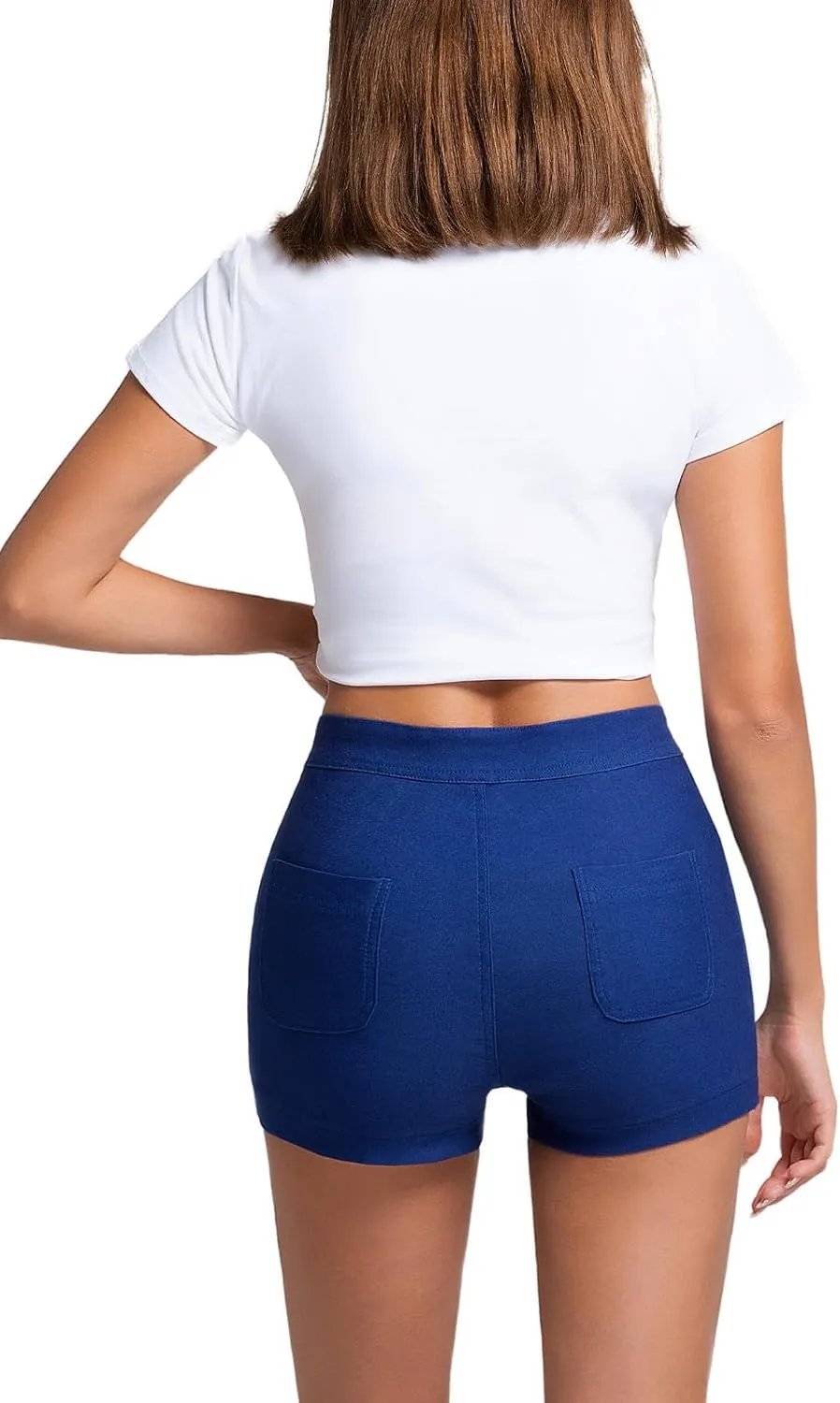 YISHARRY Jean Shorts Womens High Waisted Stretchy Sexy Butt-Lifting Denim Shorts