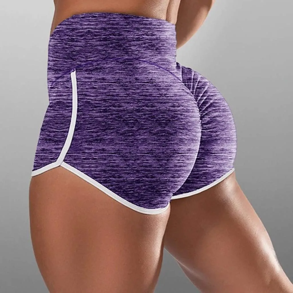 Yoga Shorts for Women High Waist Seamless Sculpting Compression Active Shorts with Lightweight FabricCasual Sports